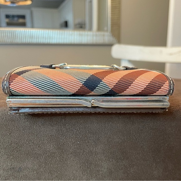 Burberry *Blue Label* compact trifold wallet - Picture 5 of 13